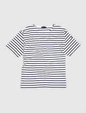 Load image into Gallery viewer, Armor Lux Theviec Breton T-shirt - White/Navy Blue