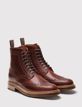 Load image into Gallery viewer, Grenson Fred Brogue Boot - Chestnut Brown