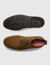 Load image into Gallery viewer, Grenson Fred Brogue Boot (Suede) - Snuff Brown