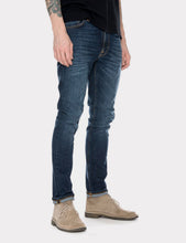 Load image into Gallery viewer, Nudie Lean Dean Jeans (Slim Tapered) - Dark Worn Navy
