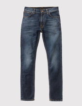 Load image into Gallery viewer, Nudie Lean Dean Jeans (Slim Tapered) - Dark Worn Navy