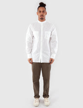 Load image into Gallery viewer, Universal Works Stoke Collarless Shirt - Ecru