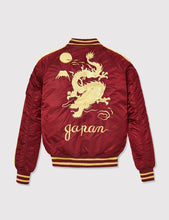 Load image into Gallery viewer, Alpha Industries MA1 Dragon Flight Jacket - Burgundy