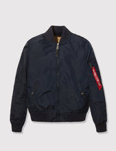 Load image into Gallery viewer, Alpha Industries MA1 Flight Bomber Jacket - Replica Blue