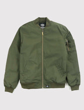 Load image into Gallery viewer, Dickies Taylorsville Bomber Jacket - Dark Olive