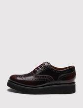 Load image into Gallery viewer, Womens Grenson Emily Brogue Shoes - Burgundy