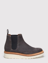 Load image into Gallery viewer, Grenson Womens Alice Suede Chelsea Wedged Boot - Charcoal