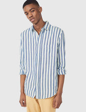 Load image into Gallery viewer, Gant Rugger Oxford Stripe Shirt - Light Indigo