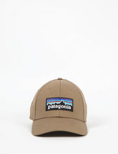 Load image into Gallery viewer, Patagonia P-6 Logo Stretch Fit Hat - Ash Tan