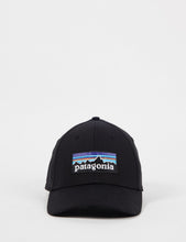 Load image into Gallery viewer, Patagonia P-6 Logo Stretch Fit Hat - Black