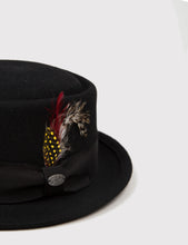 Load image into Gallery viewer, Bailey Arvid Pork Pie Hat - Black