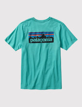 Load image into Gallery viewer, Patagonia P-6 Logo T-Shirt - Howling Turquoise