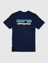 Load image into Gallery viewer, Patagonia P-6 Logo Pocket T-Shirt - Navy Blue