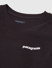 Load image into Gallery viewer, Patagonia P-6 Logo Long Sleeve T-Shirt - Black