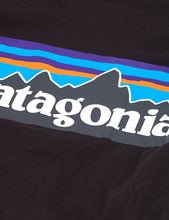 Load image into Gallery viewer, Patagonia P-6 Logo Long Sleeve T-Shirt - Black