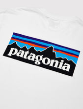 Load image into Gallery viewer, Patagonia P-6 Logo Long Sleeve T-Shirt - White