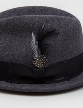 Load image into Gallery viewer, Bailey Tino Felt Crushable Trilby Hat (Wool) - Black Mix
