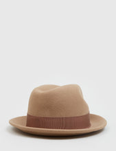 Load image into Gallery viewer, Bailey Tino Felt Crushable Trilby Hat (Wool) - Camel