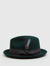 Load image into Gallery viewer, Bailey Tino Felt Crushable Trilby Hat (Wool) - Hemlock Green