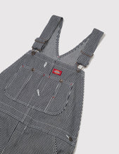 Load image into Gallery viewer, Dickies Indigo Bib Overalls (Hickory Stripe) - Blue/White