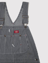 Load image into Gallery viewer, Dickies Indigo Bib Overalls (Hickory Stripe) - Blue/White