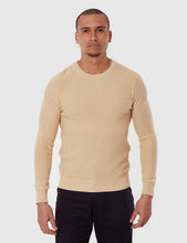 Load image into Gallery viewer, Gant Rugger Textured Knit Jumper - Warm Almond