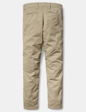 Load image into Gallery viewer, Carhartt Sid Pant Chino (Slim) - Khaki Leather Rinsed