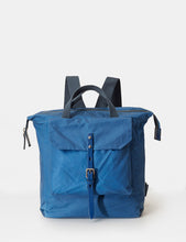 Load image into Gallery viewer, Ally Capellino Frances Waxy Backpack - Blue