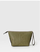 Load image into Gallery viewer, Ally Capellino Del Canvas Washbag - Green
