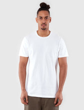 Load image into Gallery viewer, Folk Deboss Pocket T-Shirt - White