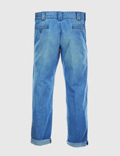 Load image into Gallery viewer, Dickies 873 Denim Work Pant (Slim Straight) - Bleach Wash