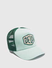 Load image into Gallery viewer, Deus Ex Machina Foxtrot Shield Trucker Cap - Mint Green