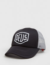 Load image into Gallery viewer, Deus Ex Machina Baylands Trucker Cap - Black/Grey
