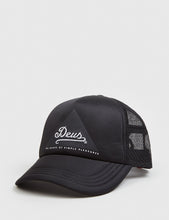 Load image into Gallery viewer, Deus Ex Machina Peak Trucker Cap - Black