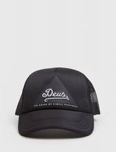 Load image into Gallery viewer, Deus Ex Machina Peak Trucker Cap - Black