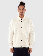 Load image into Gallery viewer, Folk Orb Denim Jacket - Ecru