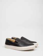 Load image into Gallery viewer, Hudson Hannuk II Leather Slip-On Shoes - Black