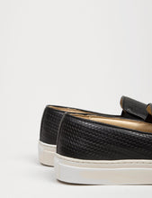 Load image into Gallery viewer, Hudson Hannuk II Leather Slip-On Shoes - Black