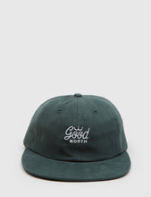 Load image into Gallery viewer, Good Worth Crown 6-Panel Cap - Hunter