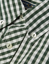 Load image into Gallery viewer, Fred Perry Gingham Shirt - Tartan Green
