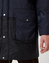 Load image into Gallery viewer, Barbour x Wood Wood Amager Wax Jacket - Navy