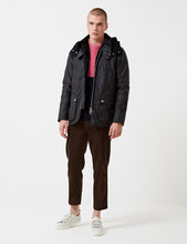 Load image into Gallery viewer, Barbour x Wood Wood Souter Wax Jacket - Black