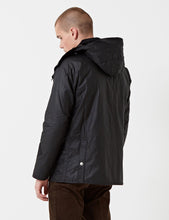 Load image into Gallery viewer, Barbour x Wood Wood Souter Wax Jacket - Black