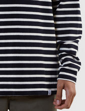 Load image into Gallery viewer, Norse Projects Godtfred Breton Top - Navy/Ecru