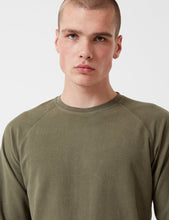Load image into Gallery viewer, Norse Projects Victor Brushed Sweatshirt - Lichen Green