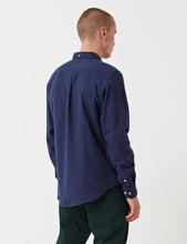 Load image into Gallery viewer, Norse Projects Osvald Brushed Flannel Shirt - Navy