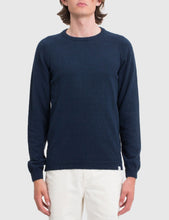 Load image into Gallery viewer, Norse Projects Birnir Texture Knit - Navy Blue