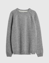 Load image into Gallery viewer, Norse Projects Birnir Shetland Jumper - Mouse Grey