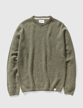 Load image into Gallery viewer, Norse Projects Sigfred Lambswool Jumper - Dried Olive Green