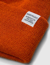 Load image into Gallery viewer, Norse Projects Top Beanie Hat - Ochre Orange
